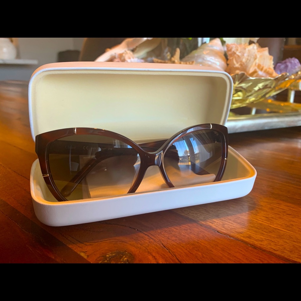 Chloe oversized cat eye sunglasses